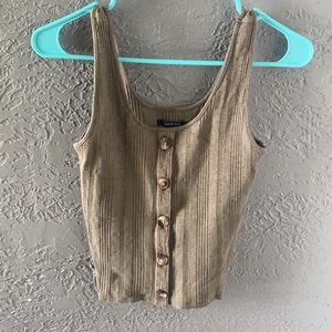 American Eagle olive green tank top